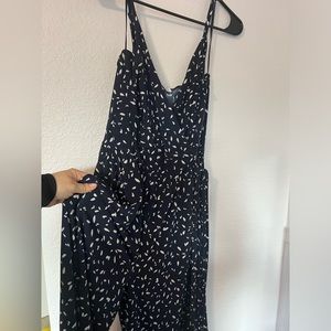 Business casual jumpsuit with pockets